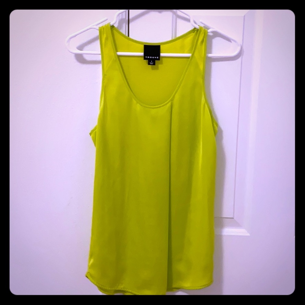 Trouve neon tank top